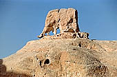 Petra - rock formations on the way to little Petra 